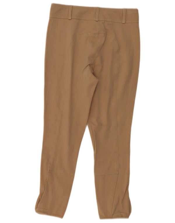 Pantaloni casual slim pentru femei Barbour UK 10 Small W30 L26 Bej Bumbac