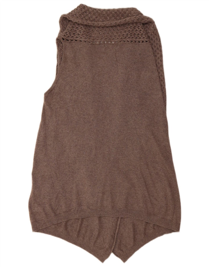 MARKS & SPENCER Pulover cardigan asimetric pentru femei UK 16 mare gri