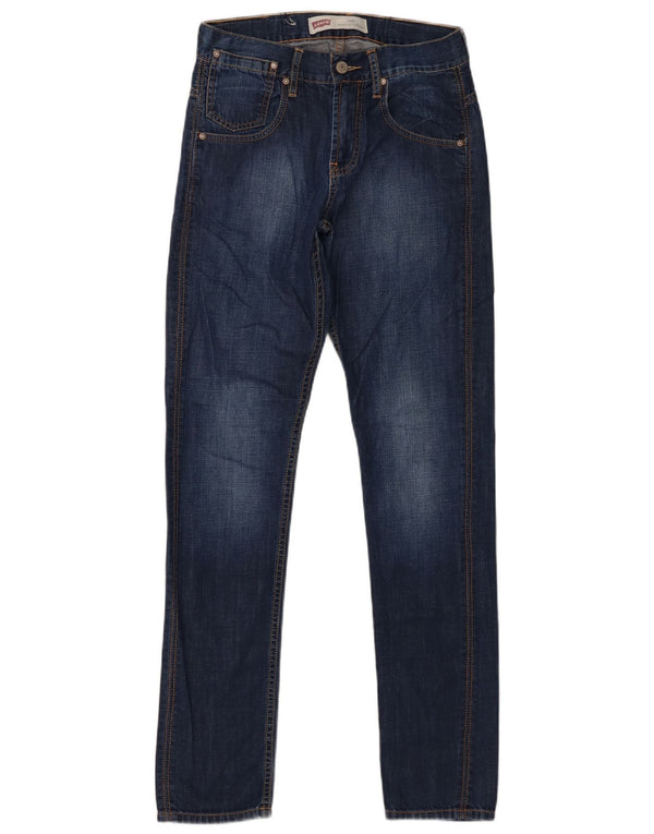 Levi's Boys 508 Regular Tapered Jeans 15-16 ani W28 L31 bleumarin bumbac