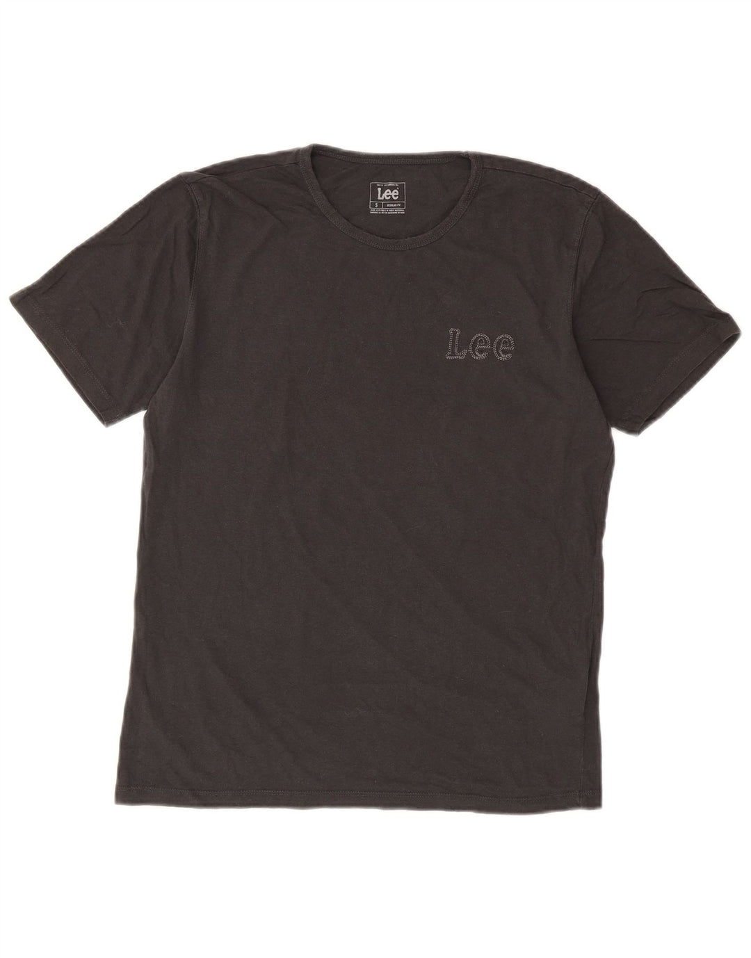 Tricou Lee pentru bărbați, cu croiala normală, top mic, gri, bumbac