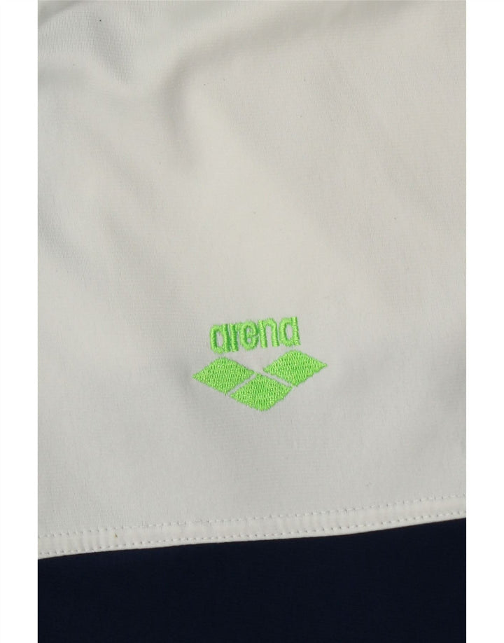 Jachetă de top pentru trening cu grafică pentru bărbați ARENA, albastru marin mediu, color block