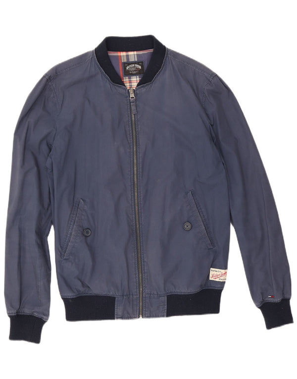 Jachetă bomber pentru bărbați Tommy Hilfiger UK 38 Medium Bleumarin Colorblock