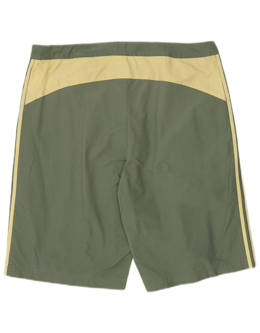 Pantaloni scurți Adidas pentru bărbați XL W40, bumbac color bloc verde