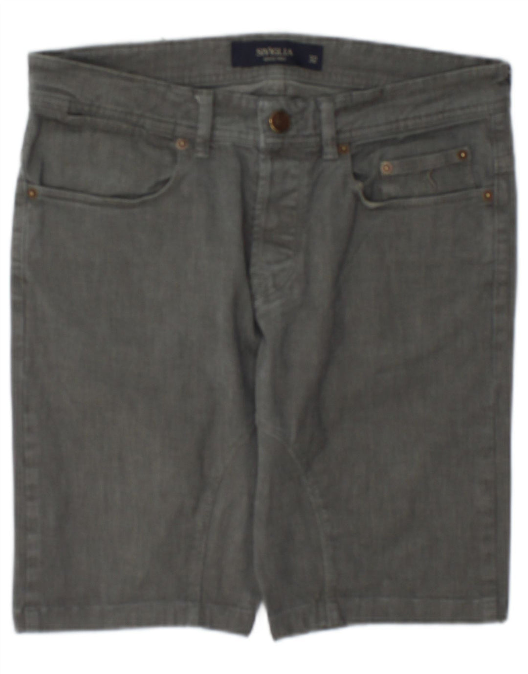 Pantaloni scurți casual pentru bărbați SIVIGLIA W32 bumbac gri mediu