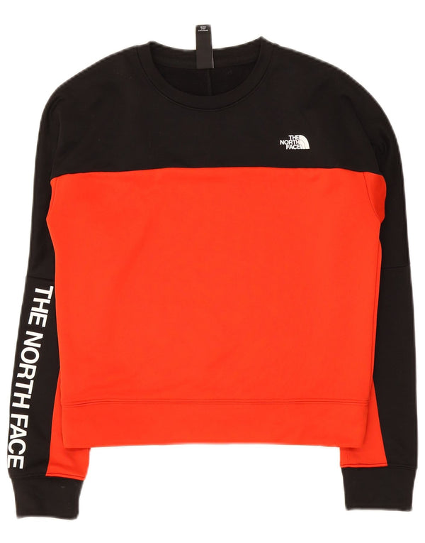 Pulover crop pentru femei The North Face UK 6 XS Negru Colorblock