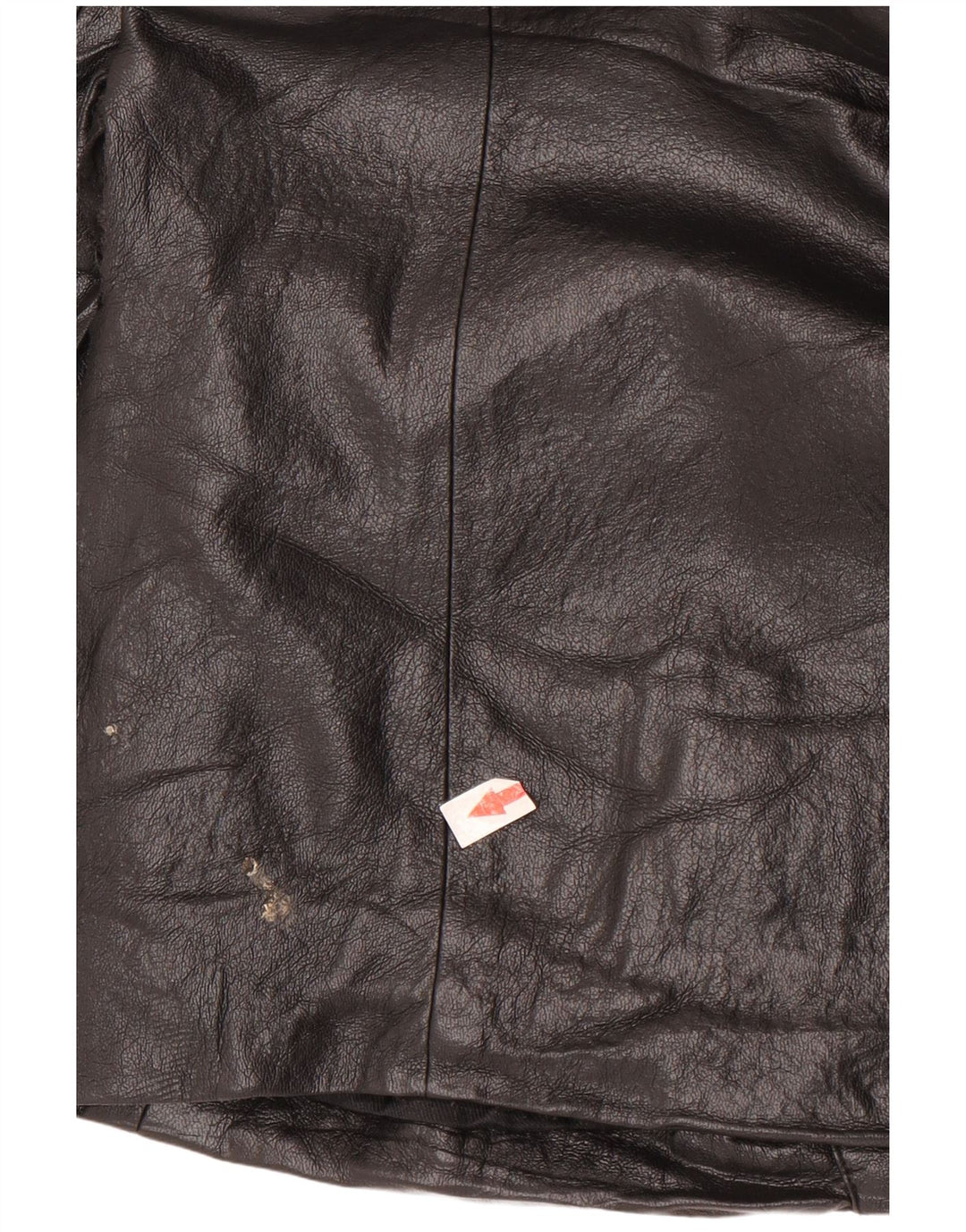 Jachetă Blazer din piele artificială cu 1 nasture Zara pentru femei UK 14 Medium Black