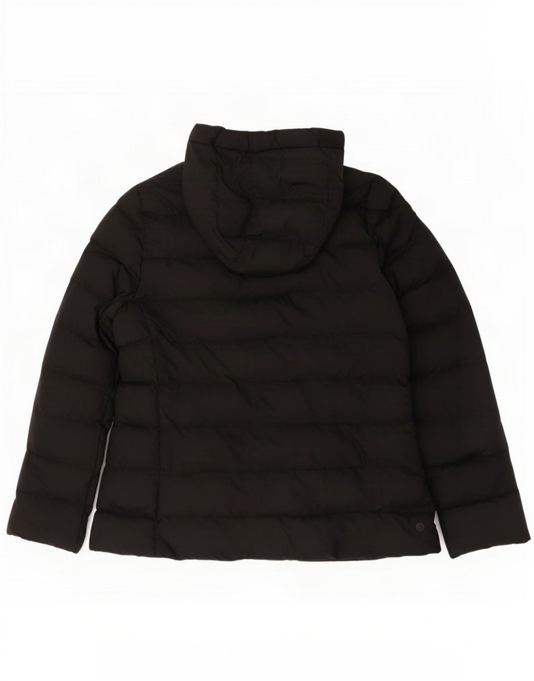 Jachetă căptușită cu glugă Adidas pentru femei UK 16 Poliester negru mare