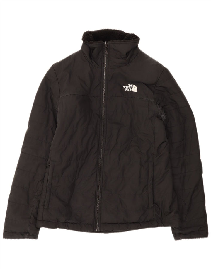 Jachetă căptușită reversibilă pentru femei The North Face UK 14 Poliester mediu negru