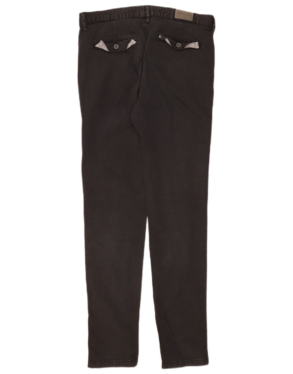 Zara Mens Skinny Chino Trousers EU 40 Medium W31 L31 Black