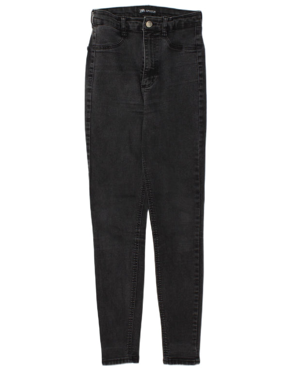 Blugi skinny de damă Zara EU 36 XS W26 L27 gri