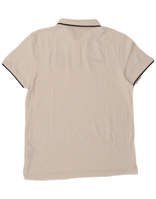 Tricou polo Nike Ascoli Calcio 1898 pentru bărbați, bumbac alb XL