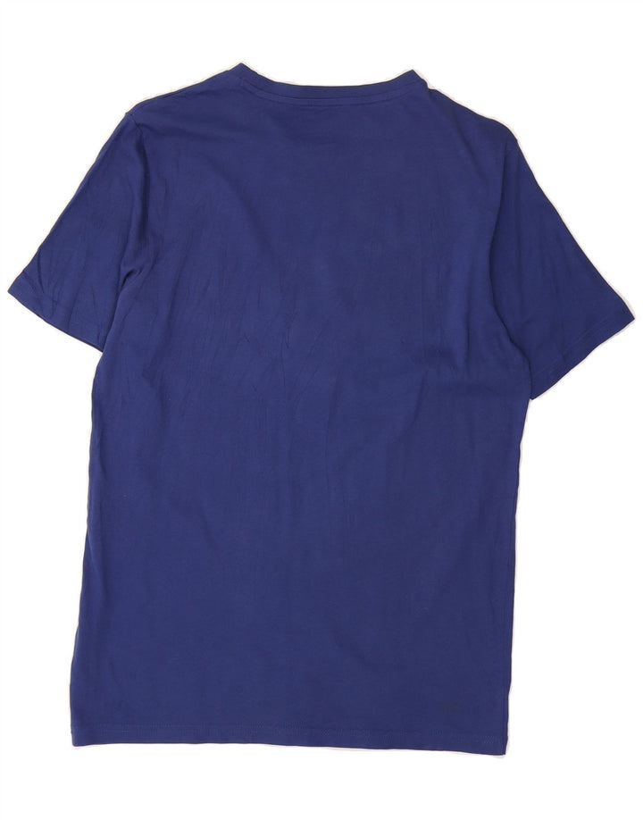 PUMA Mens Graphic T-Shirt Top Small Navy Blue Cotton Vintage Puma and Second-Hand Puma from Messina Hembry 