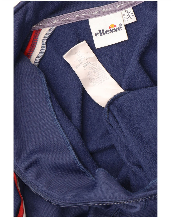 Jachetă de trening ELLESSE pentru fete 11-12 ani Poliester bleumarin