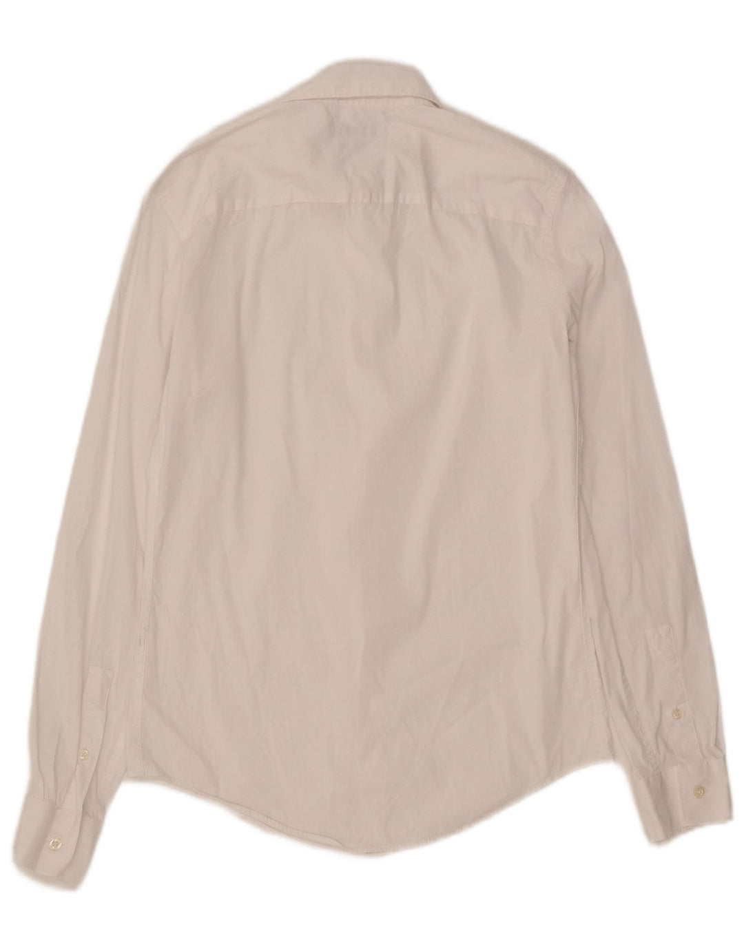 Cămașă pentru bărbați ZARA Slim Fit Mic Alb