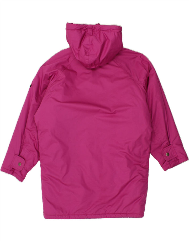 BAILO Womens Hooded Windbreaker Coat UK 18 XL Pink Polyester Vintage Bailo and Second-Hand Bailo from Messina Hembry 