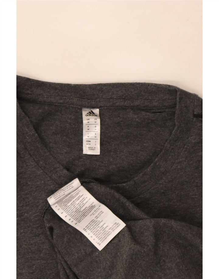 Tricou pentru bărbați Adidas Top Medium Gri Bumbac