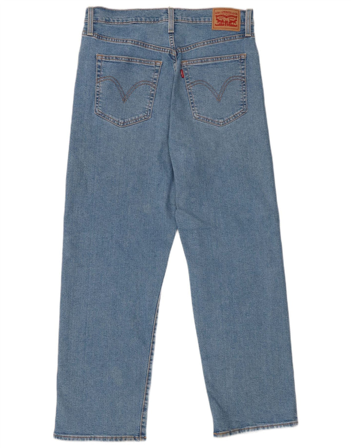 Blugi drepti pentru femei Levi's Ribcage W31 L29 Bumbac albastru