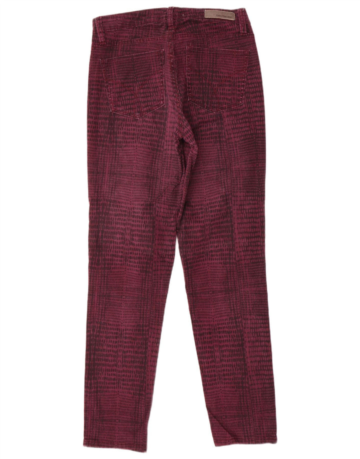 Pantaloni casual pentru femei CALVIN KLEIN US 12 Large W32 L31 Burgundy