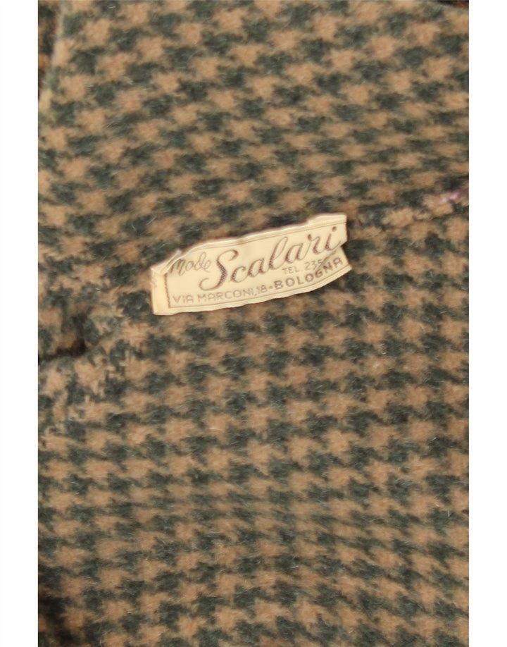 Pardesiu vintage pentru femei IT 44 verde mediu