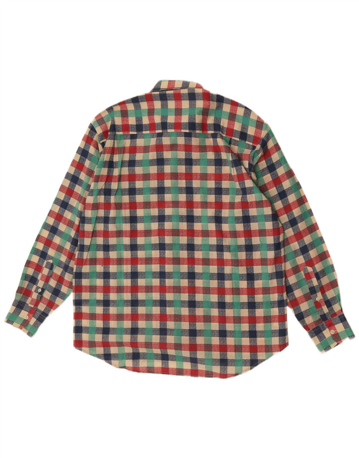 Cămașă Vintage pentru bărbați, mare, multicolor, poliester