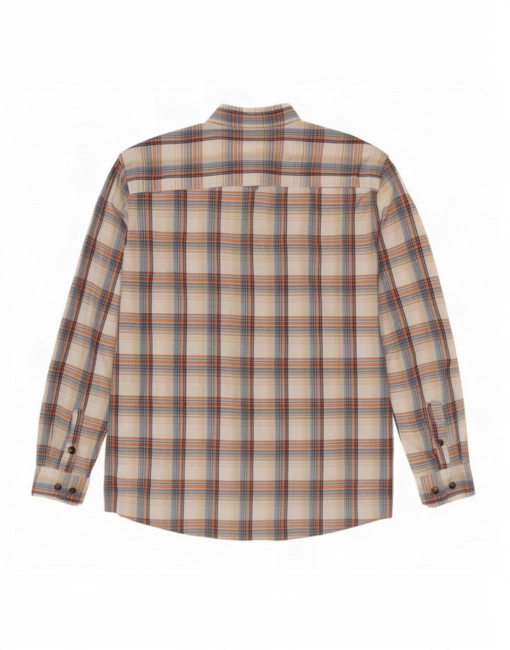 Cămașă pentru bărbați Timberland XL, bej, carouri