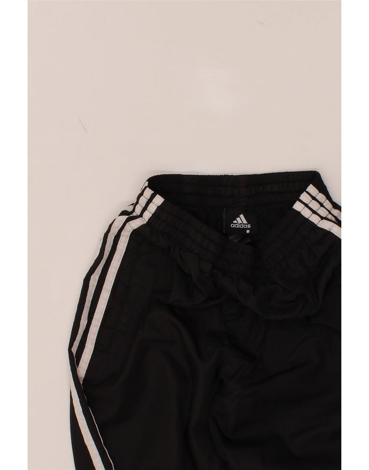 ADIDAS Boys Tracksuit Trousers 11-12 Years  Black Polyester Vintage Adidas and Second-Hand Adidas from Messina Hembry 