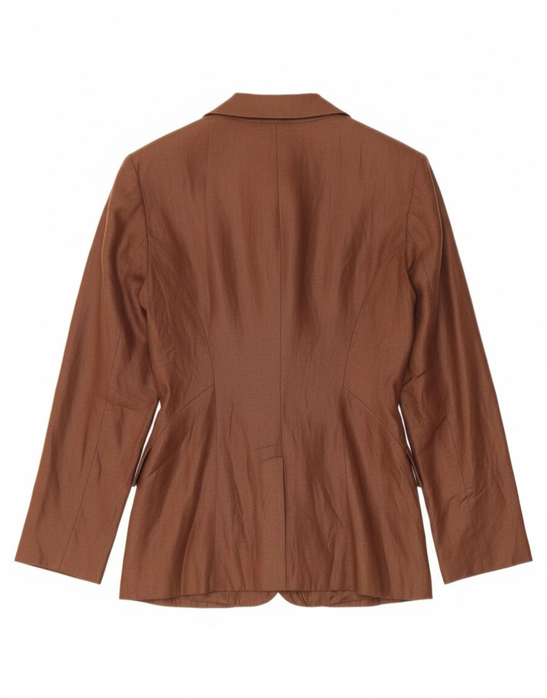 Blazer Vintage pentru femei cu 3 nasturi, UK 10, maro mic