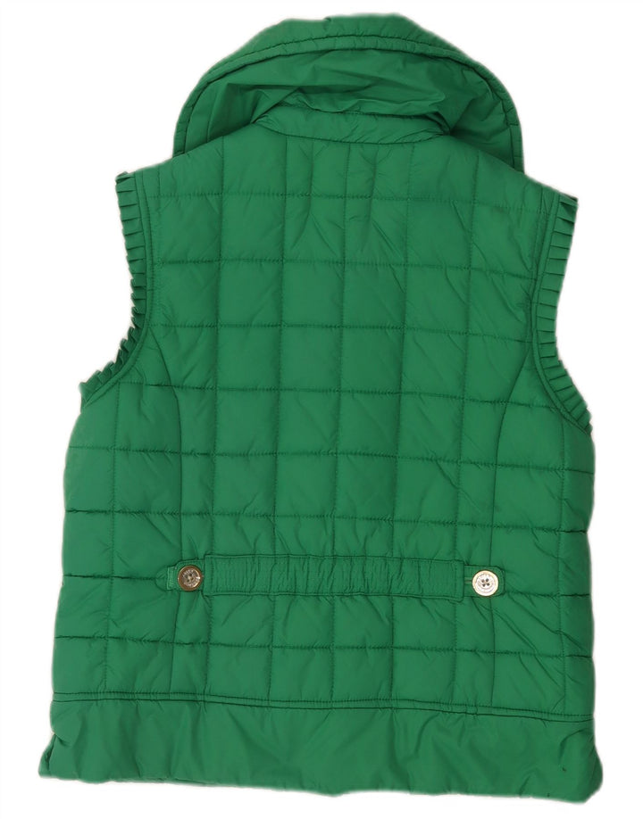 Gilet căptușit pentru femei Juicy Couture UK 14 Poliester verde mediu
