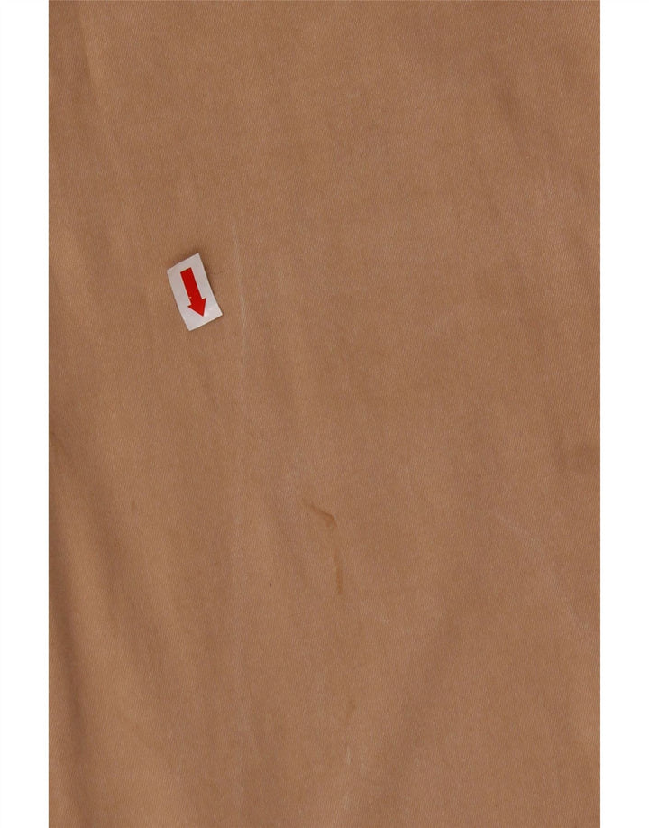 TRUSSARDI Pantaloni casual subțiri pentru femei IT 46 Large W32 L30 Bej Lyocell