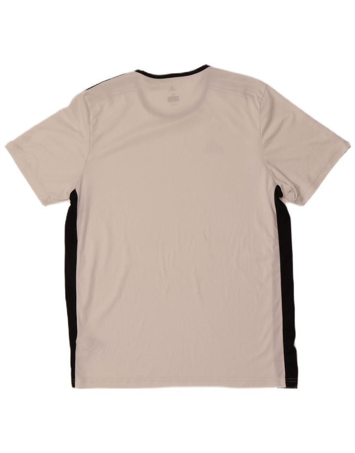 Tricou ADIDAS Climalite pentru bărbați Top XL Poliester alb