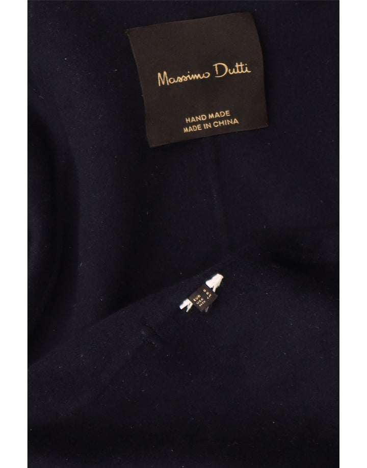 Massimo Dutti pardesiu supradimensionat pentru femei UK 10 mic bleumarin