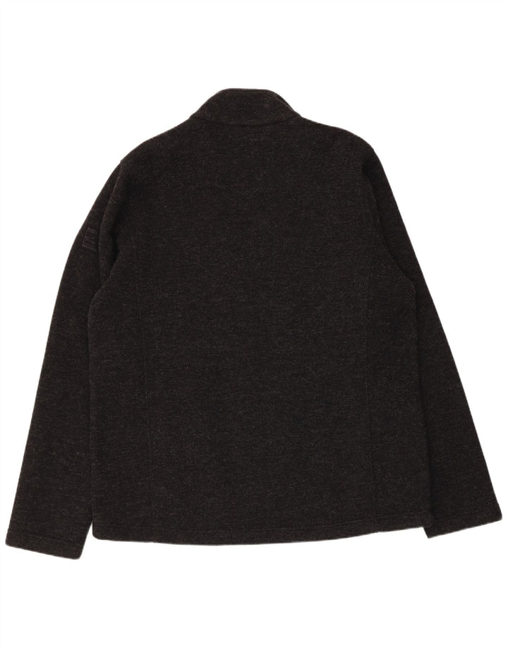 Jachetă de trening vintage pentru bărbați, 2XL, poliester negru