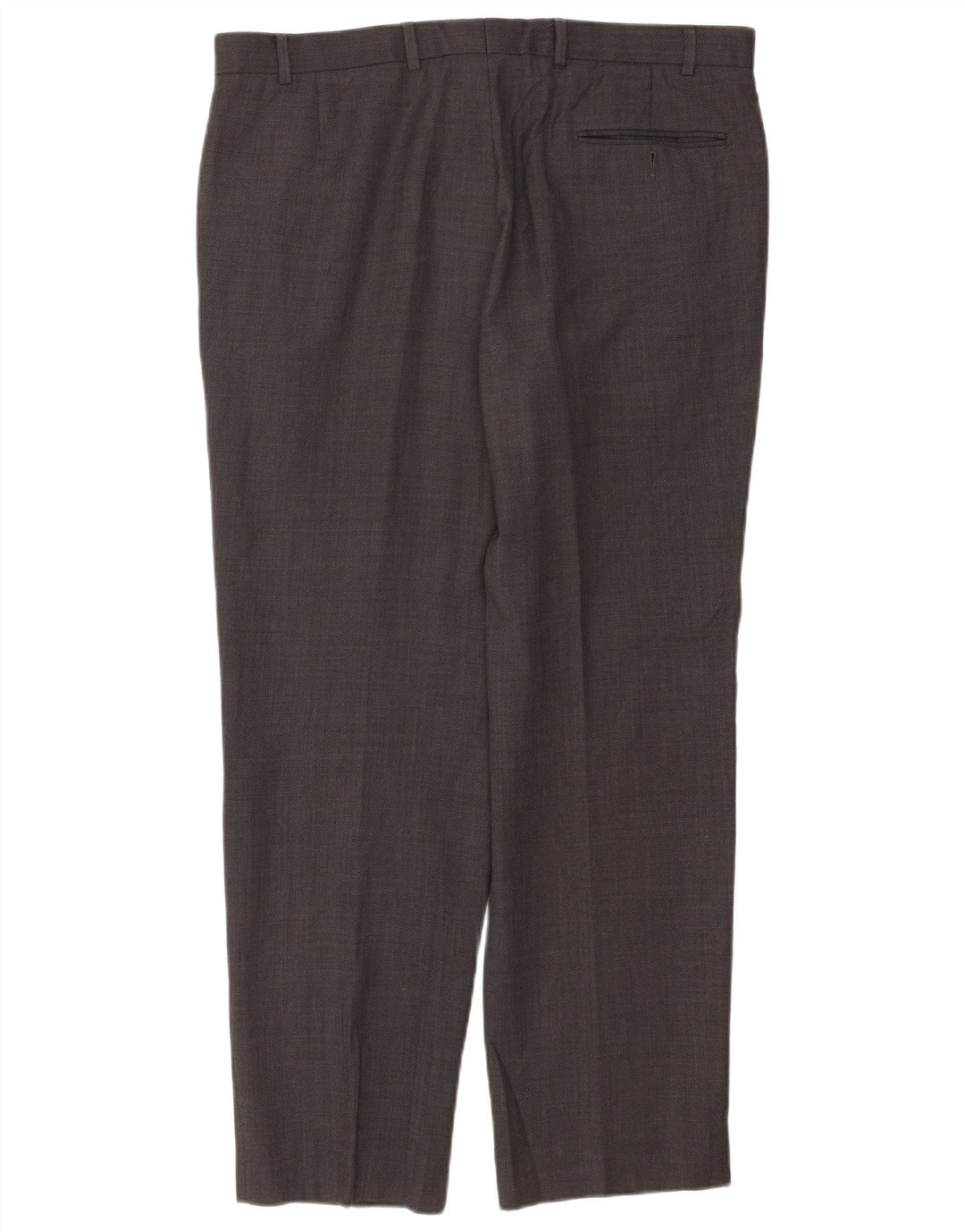 Pantaloni de costum conici pentru bărbați Marks & Spencer L38 L31 poliester gri