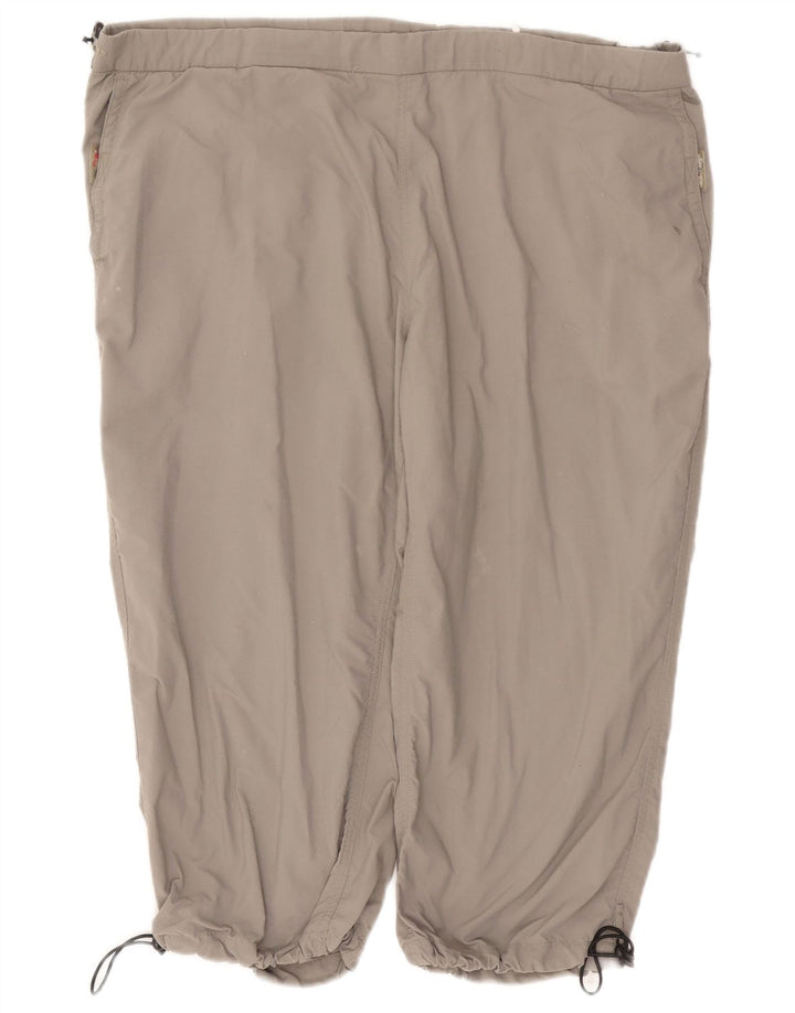 Pantaloni capri Columbia pentru femei de jogging, mari W38 L20, poliester gri