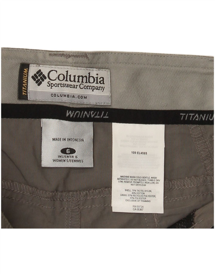 Pantaloni scurți Columbia pentru femei Titanium Cargo US 6 Medium W32 Gri Tactel
