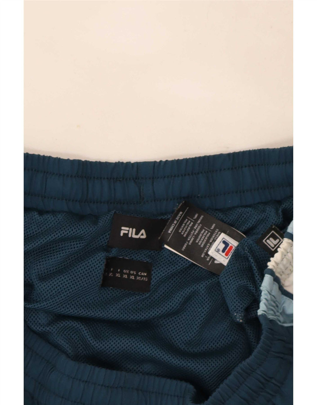 Pantaloni scurți de sport Fila pentru bărbați, XL, bleumarin, poliester color bloc