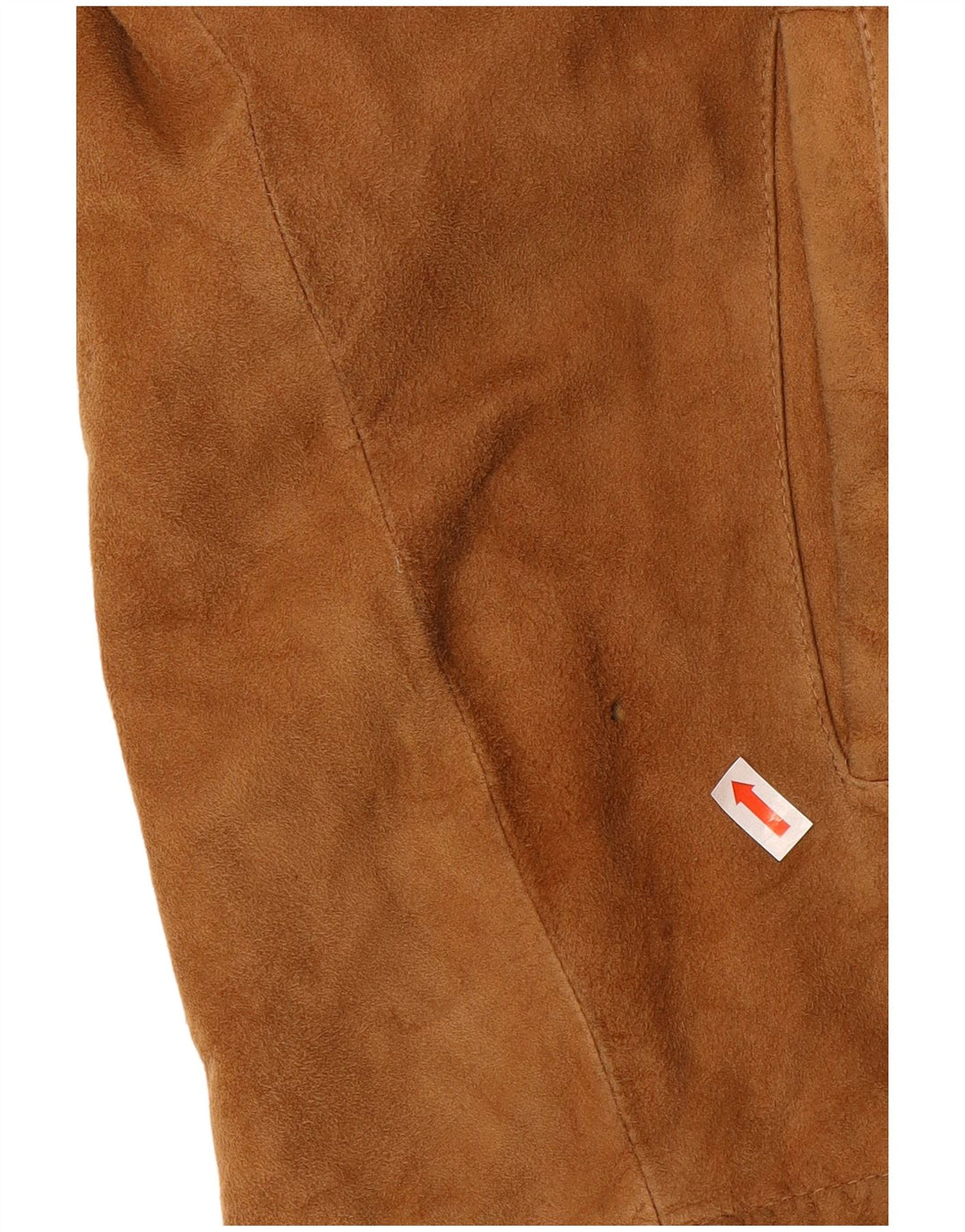 Jachetă de piele intoarsă pentru bărbați VINTAGE IT 50 mare maro din piele