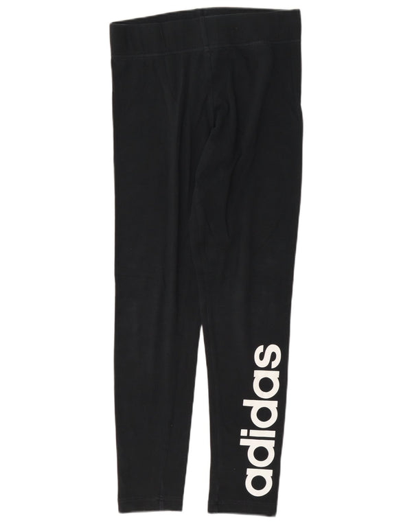 Leggings pentru femei Adidas Graphic Slim Fit UK 8/10 Small Black