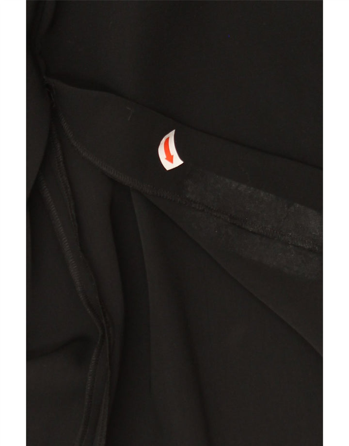 MASSIMO DUTTI Womens Long Sleeve Sheath Dress EU 40 Medium Black Polyester Vintage Massimo Dutti and Second-Hand Massimo Dutti from Messina Hembry 