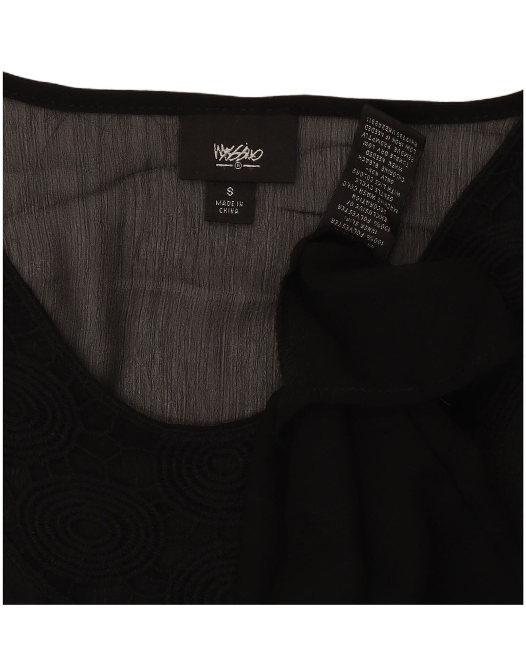 Rochie de plajă pentru femei Mossimo UK 10 Poliester negru mic