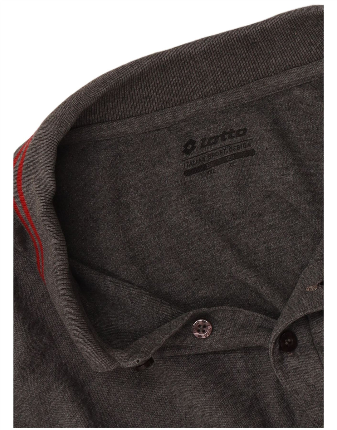 Tricou polo cu mânecă lungă pentru bărbați Lotto 2XL gri