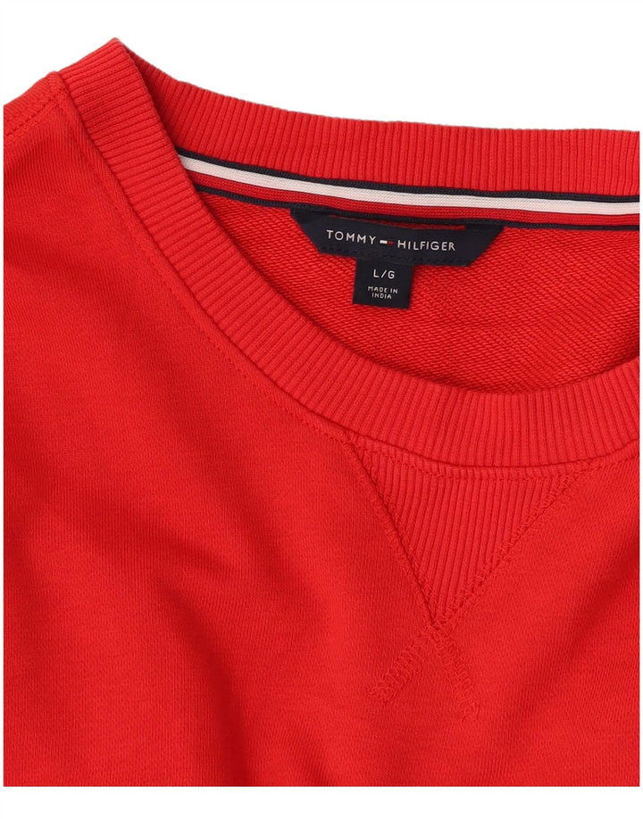 Pulover pentru damă Tommy Hilfiger, roșu mare, UK 16