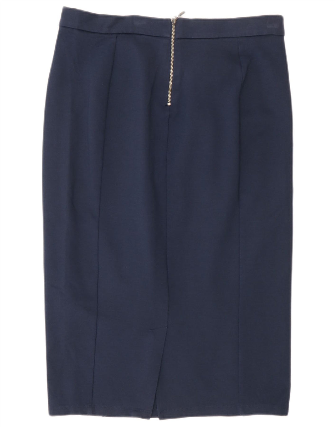 Fusta midi pentru femei Marks & Spencer UK 12 Medium W30 Poliamidă bleumarin