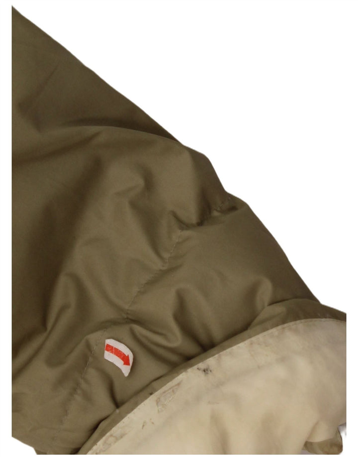 DIESEL Jachetă căptușită pentru femei UK 14 Medium Kaki Poliester