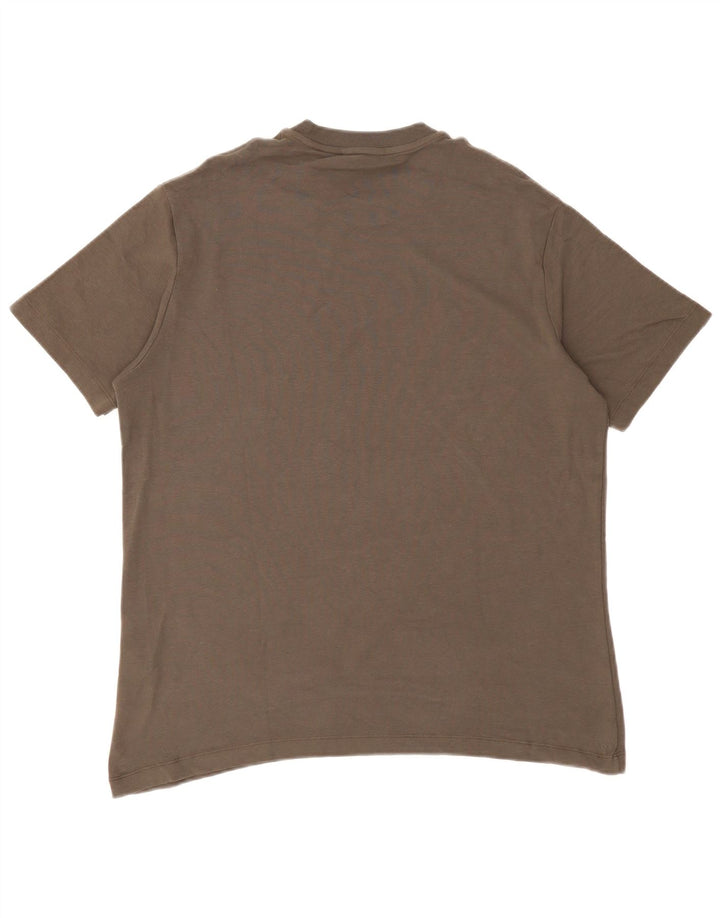 Tricou Massimo Dutti pentru bărbați Top mare bumbac gri