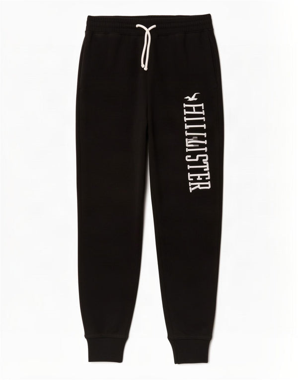 Pantaloni de trening Hollister Graphic pentru femei Pantaloni de jogging UK 8 Small Black