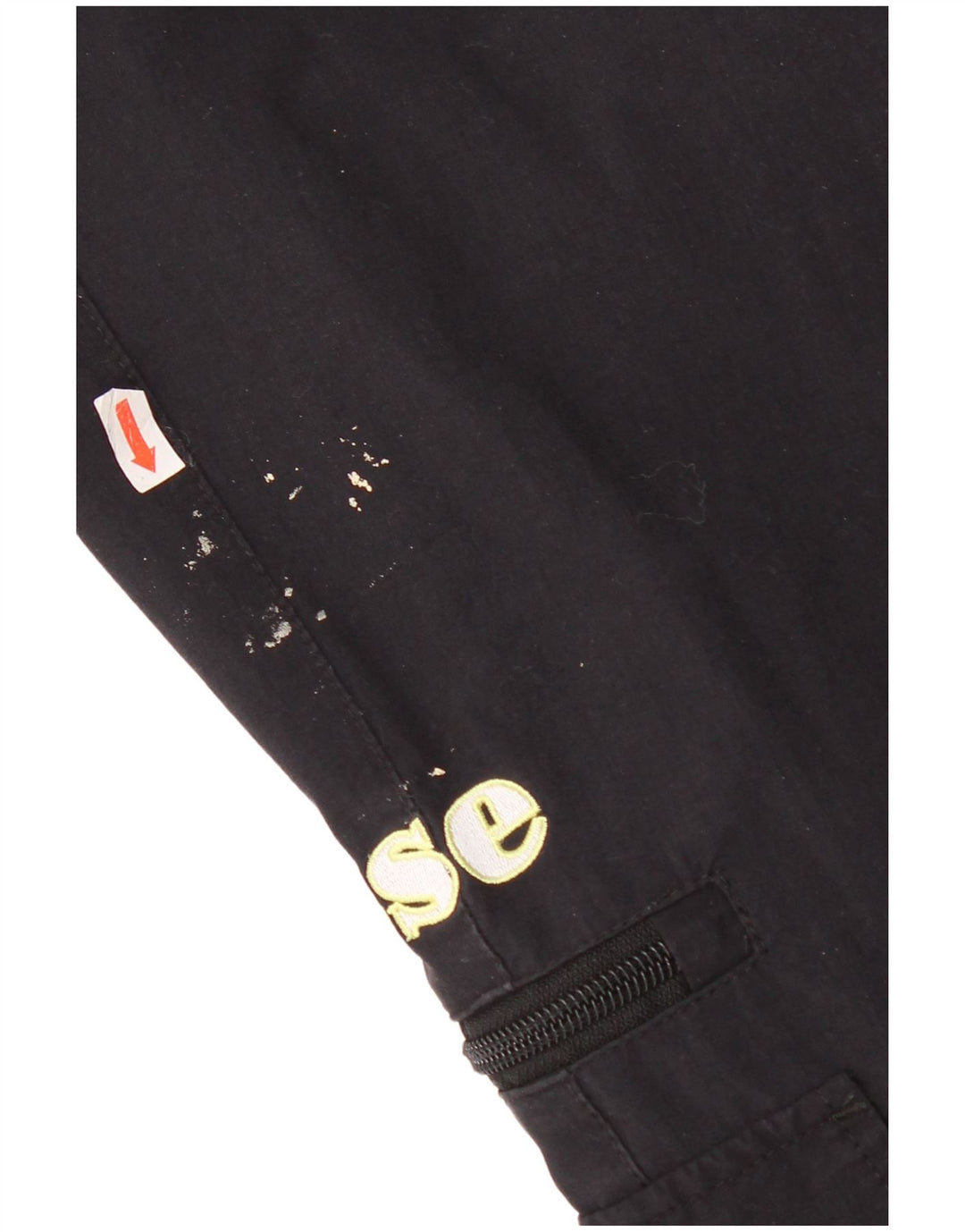 Pantaloni de trening cargo pentru bărbați Ellesse Pantaloni de jogging, mare, negru, nailon