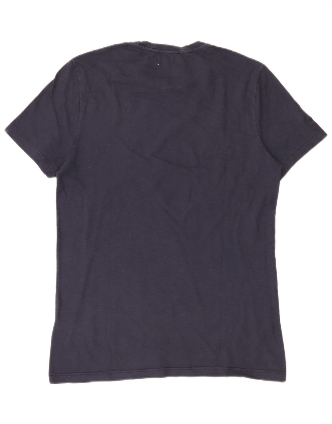 Tricou grafic Dondup pentru bărbați Top mediu din bumbac bleumarin