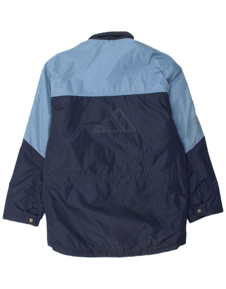 Jachetă Windbreaker ADIDAS pentru bărbați cu grafică UK 36, mică, bleumarin, color block