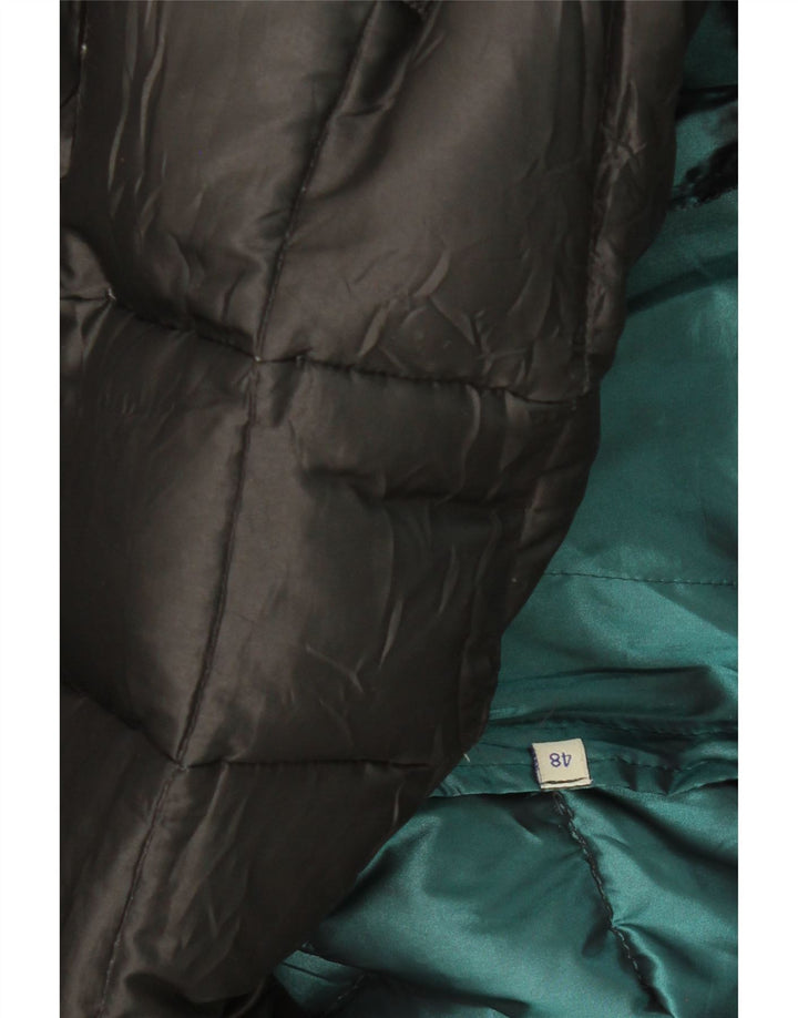 COLMAR Womens Hooded Padded Jacket IT 48 XL Black Vintage Colmar and Second-Hand Colmar from Messina Hembry 